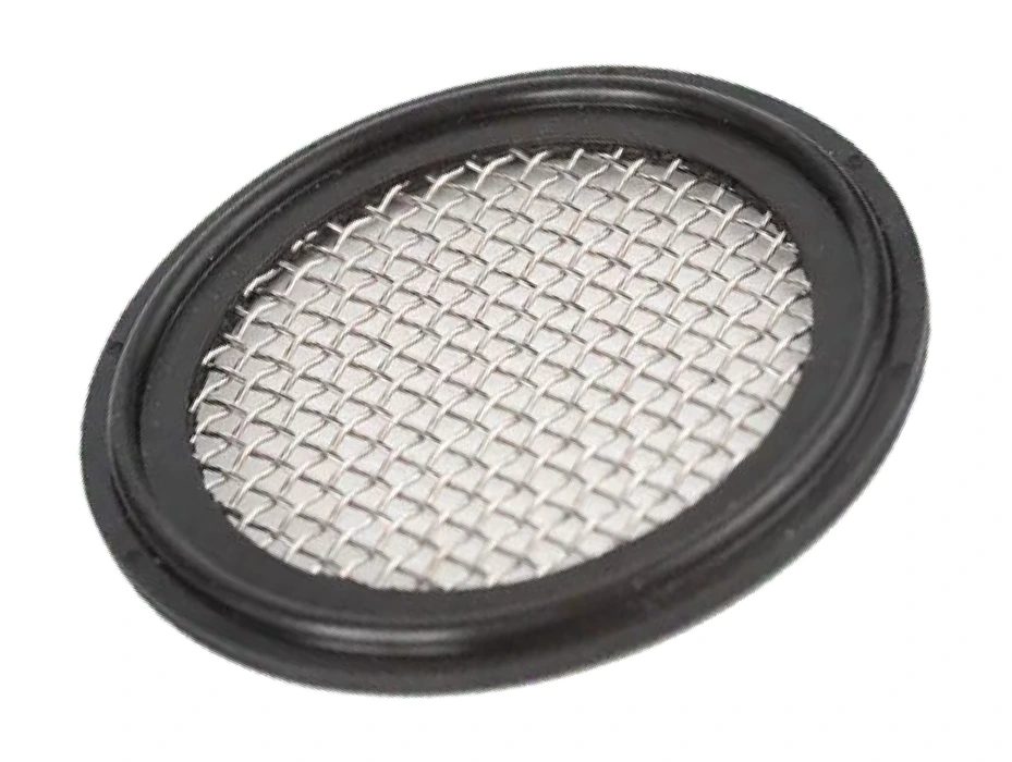 DIN screen filter gasket for sanitary line protection in CIP and SIP processes